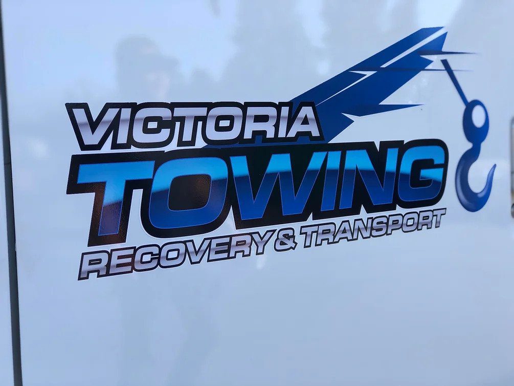 victoria towing decal